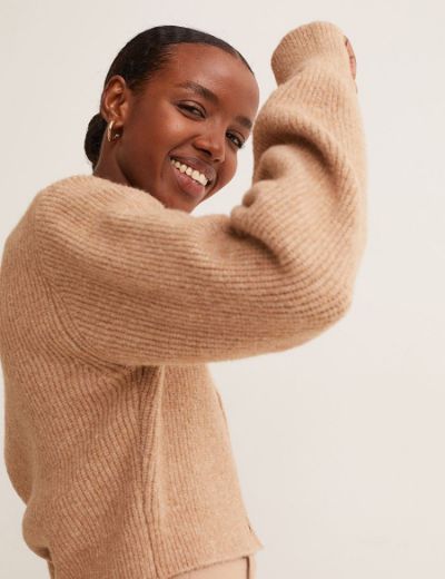 Picture of Rib-knit Cotton cardigan